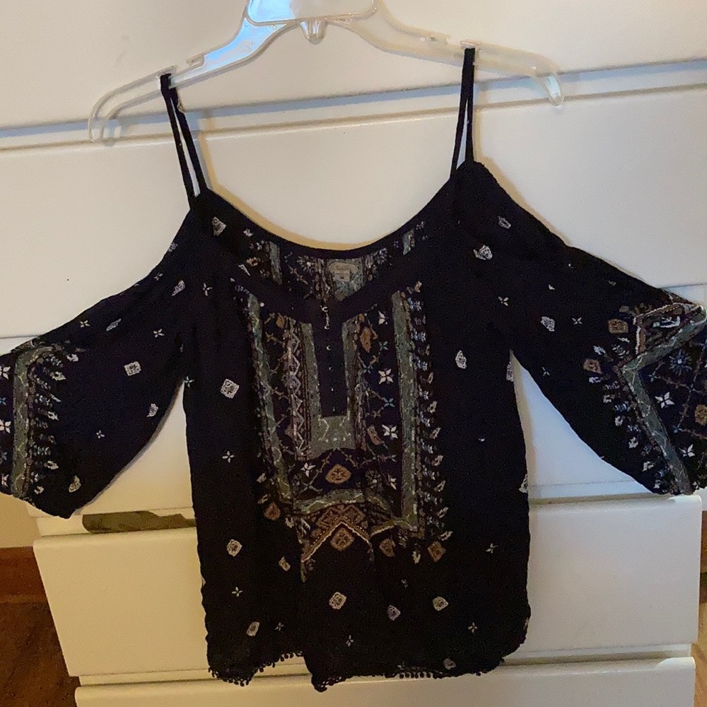 Sexy off the shoulder chic blouse